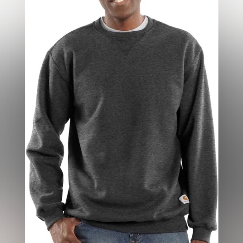 Carhartt K124 - Midweight Loose Fit Sweatshirt Men's Large Tall Carbon Heather